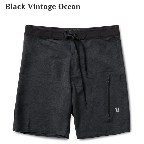 Vuori Other - Vuori Board Shorts Men's 38 Shorts Cruise Draw String Striped Camouflage Accent